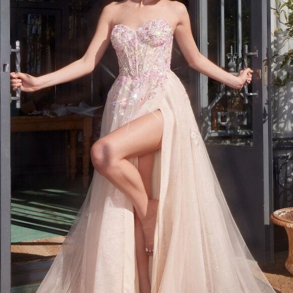 Formal ball gown.Prom party pageant mother of the bride dress gala evening - Picture 1 of 8
